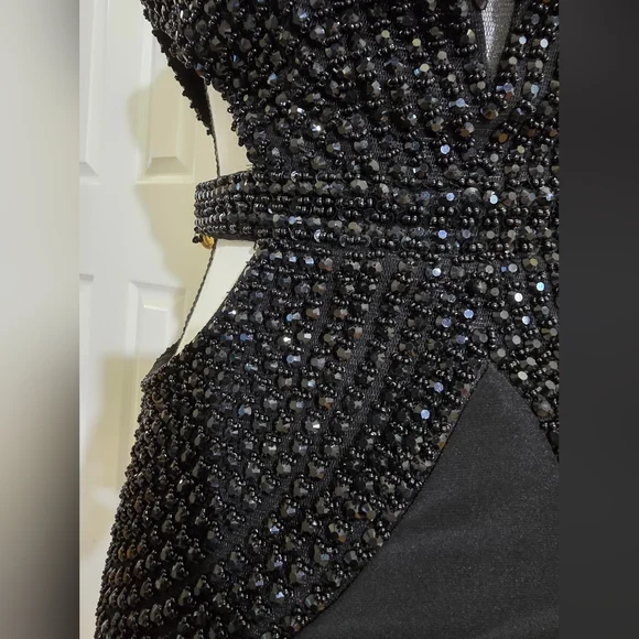 Sherri hill beaded open back gown prom dress - Picture 10 of 10